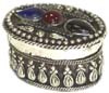 Stone Studded Jewellery / Pill box - click here for large view